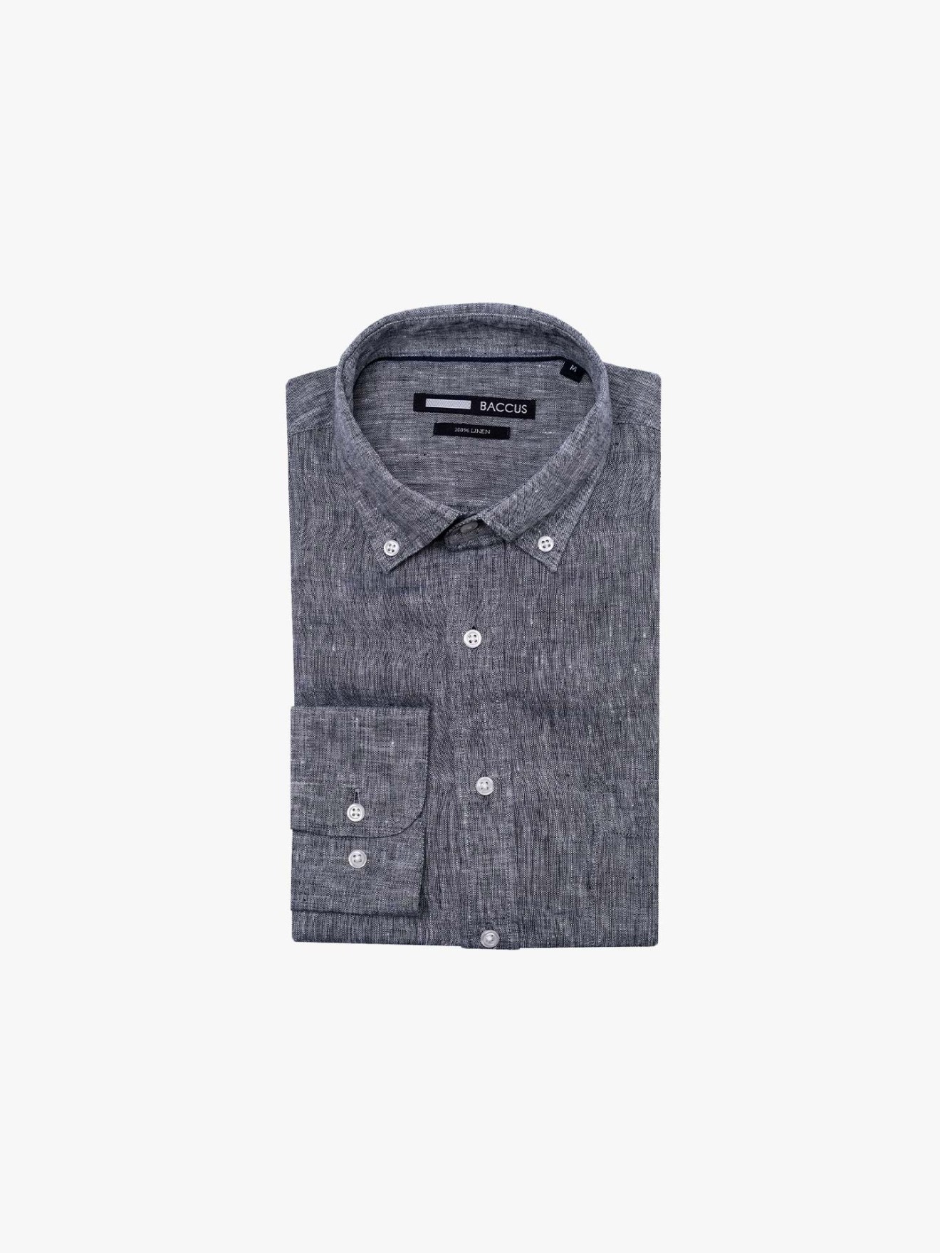 Camisa em Linho Regular Fit