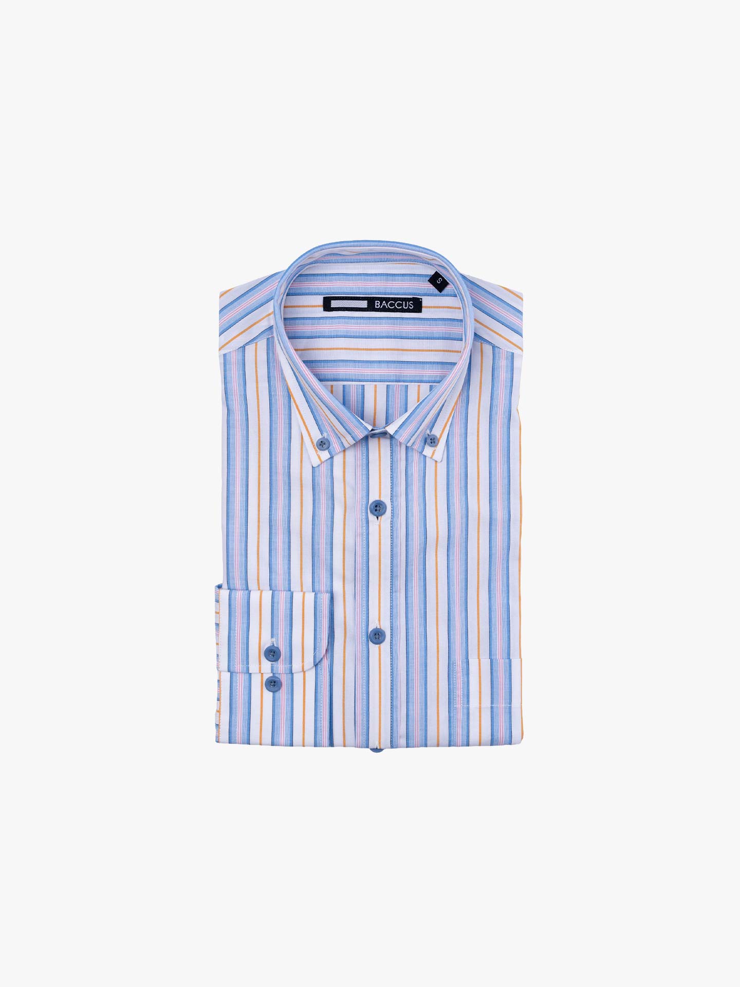 Camisa às Riscas Regular Fit