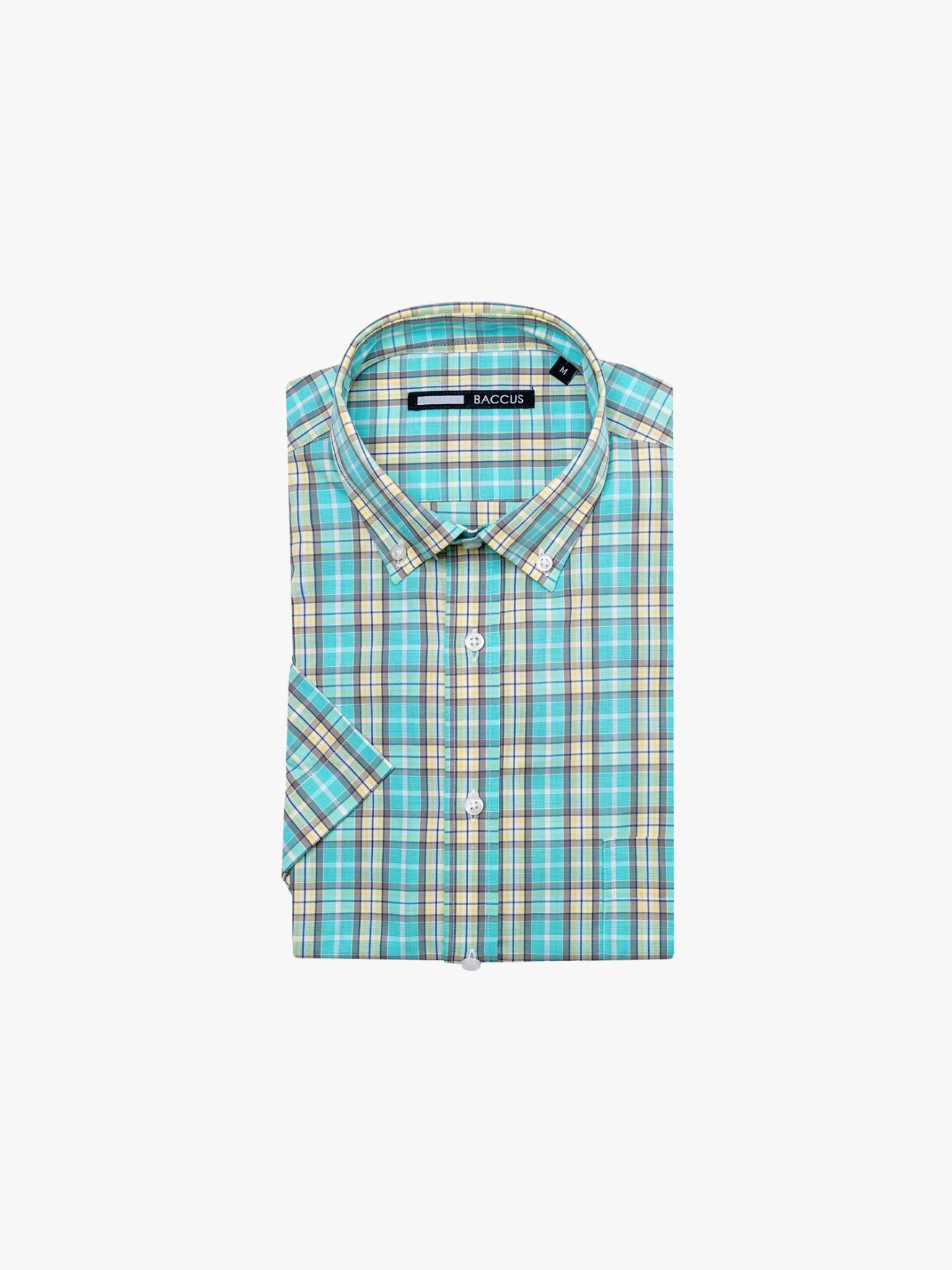 Camisa de Manga Curta ao Xadrez