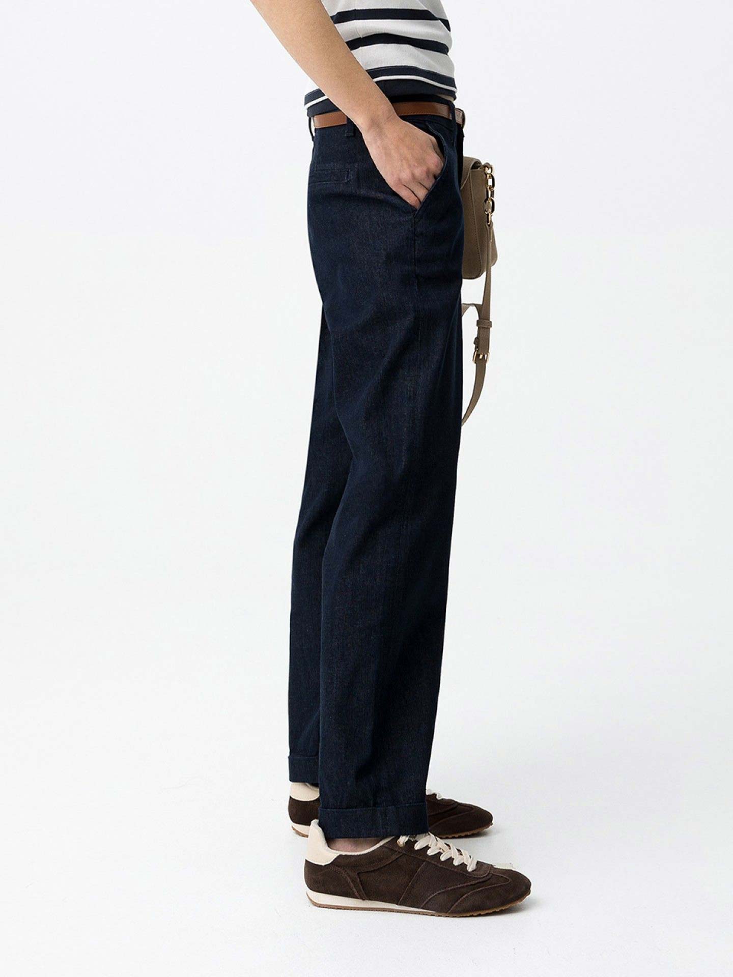 Calças de Ganga Slouchy