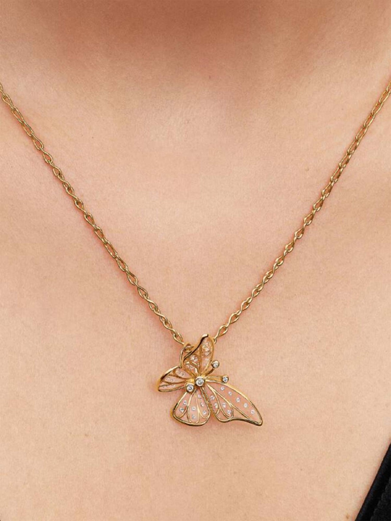Conta Pendente Borboleta Oversized