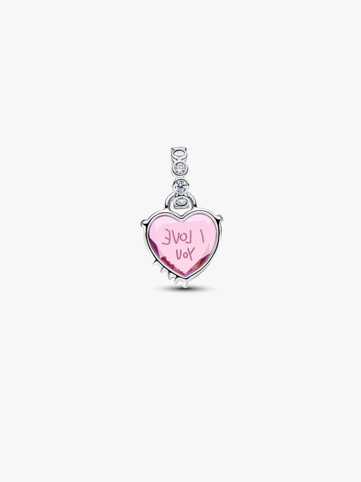 Charm Pendente em Forma de Coração