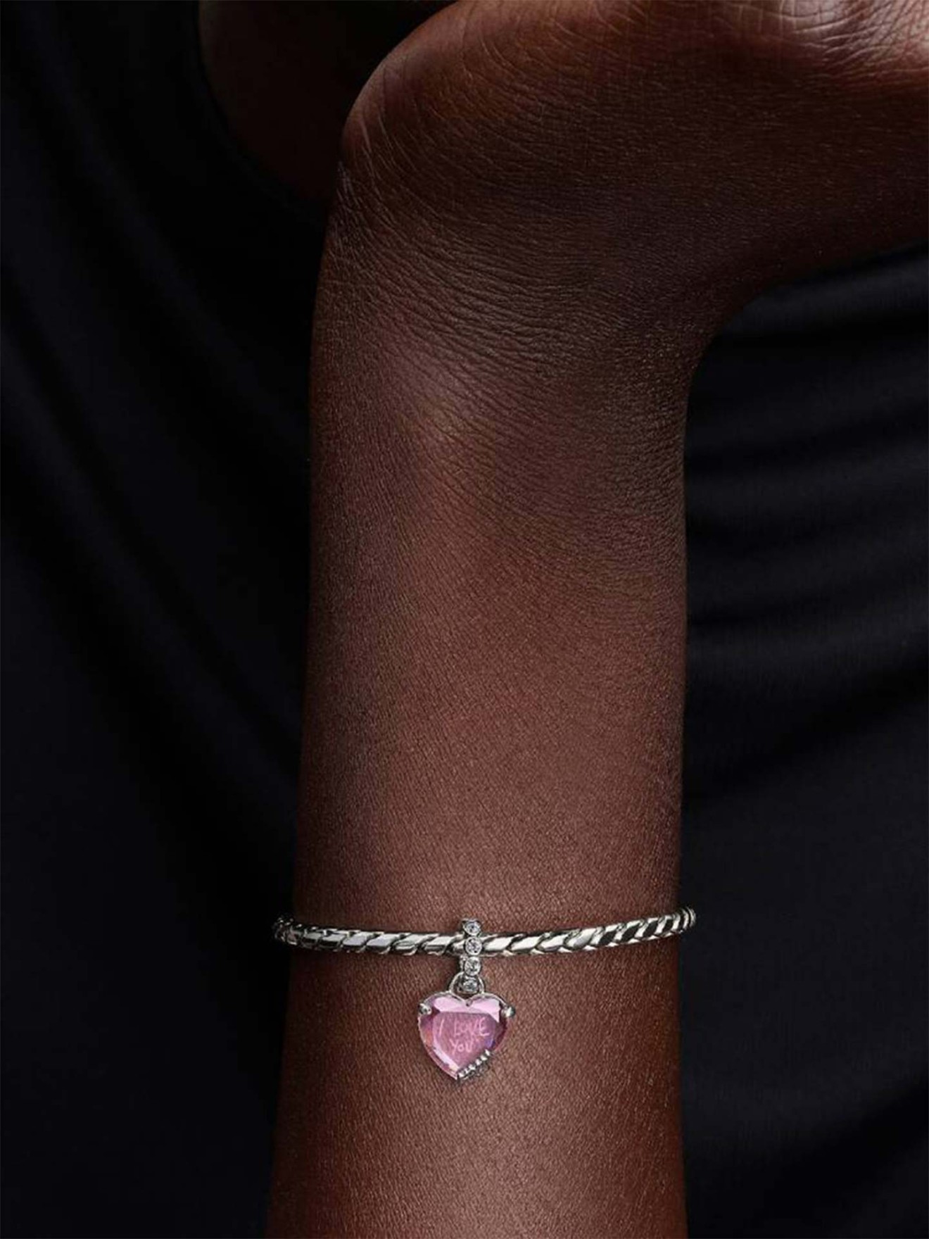Charm Pendente em Forma de Coração
