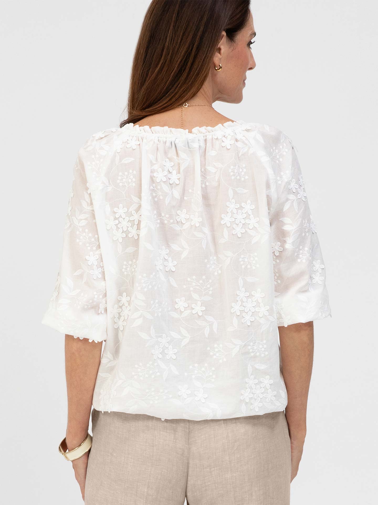 Blusa com Bordados Florais RANA