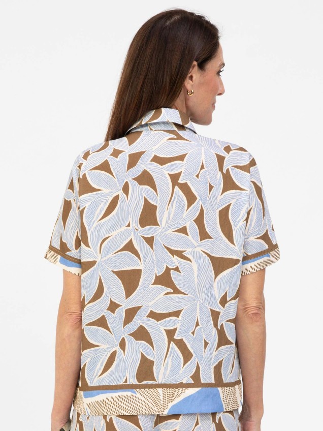 Blusa com Padrão Alice