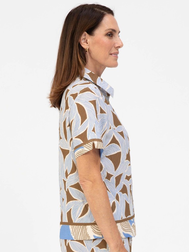 Blusa com Padrão Alice