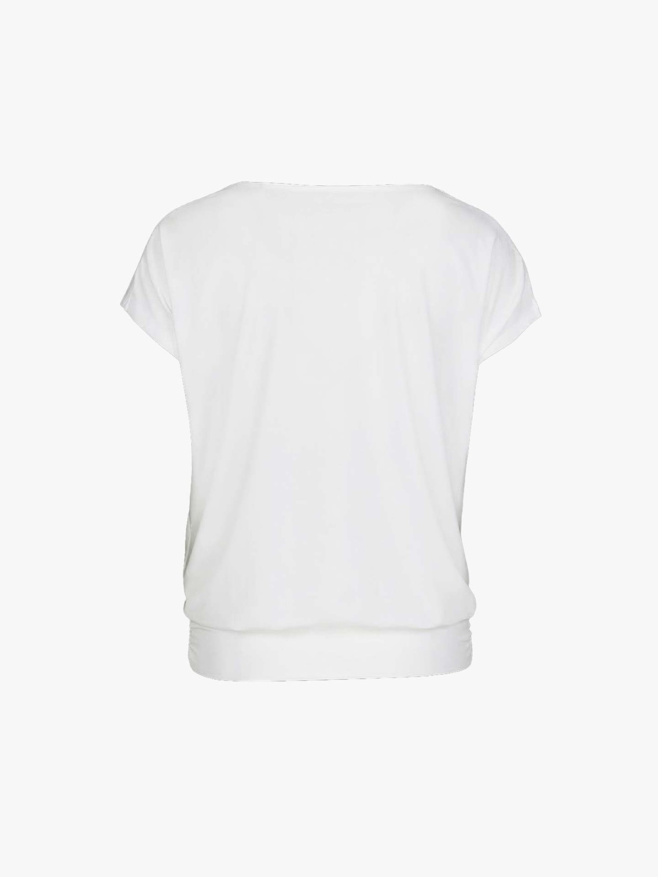 Blusa com Decote Drapeado Wiebke