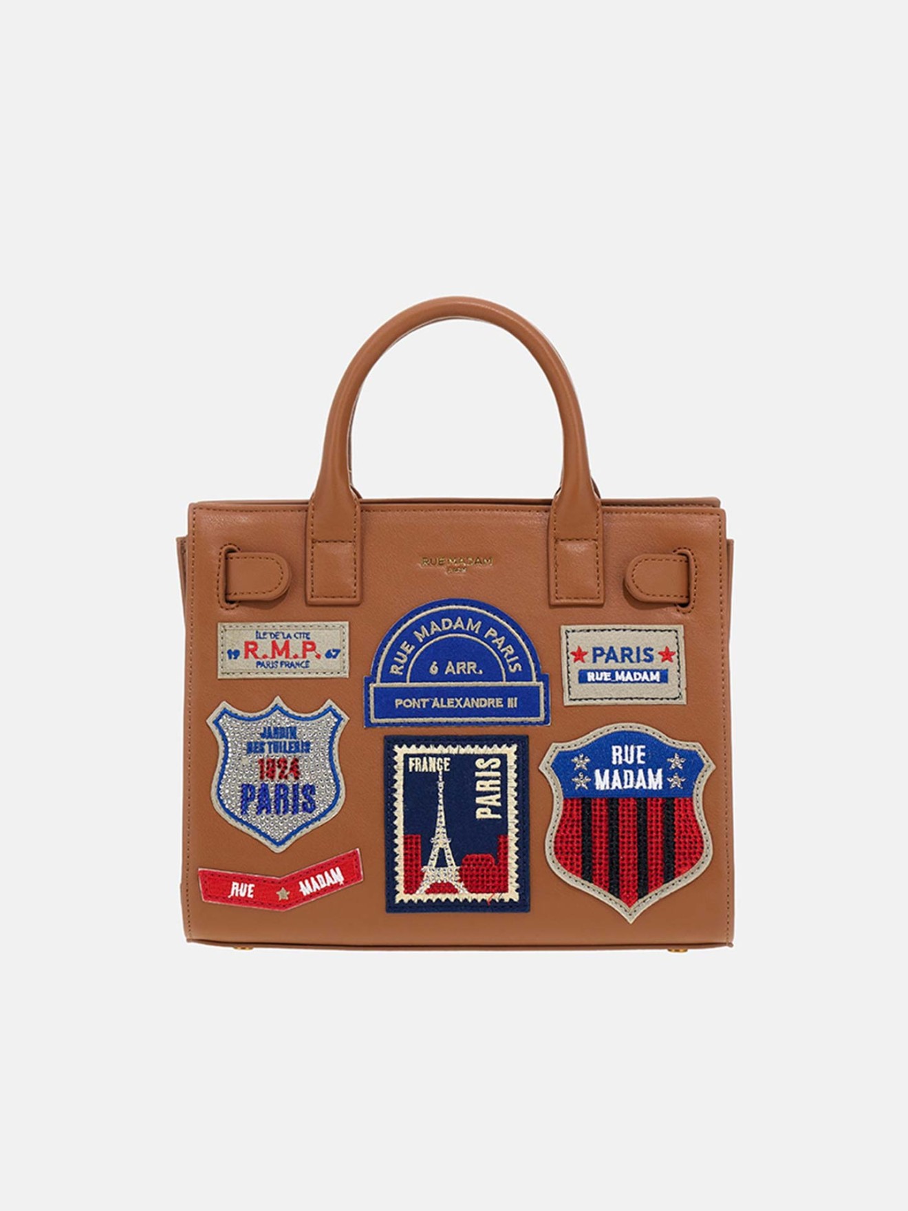 Mala Tote com Patches Bordados