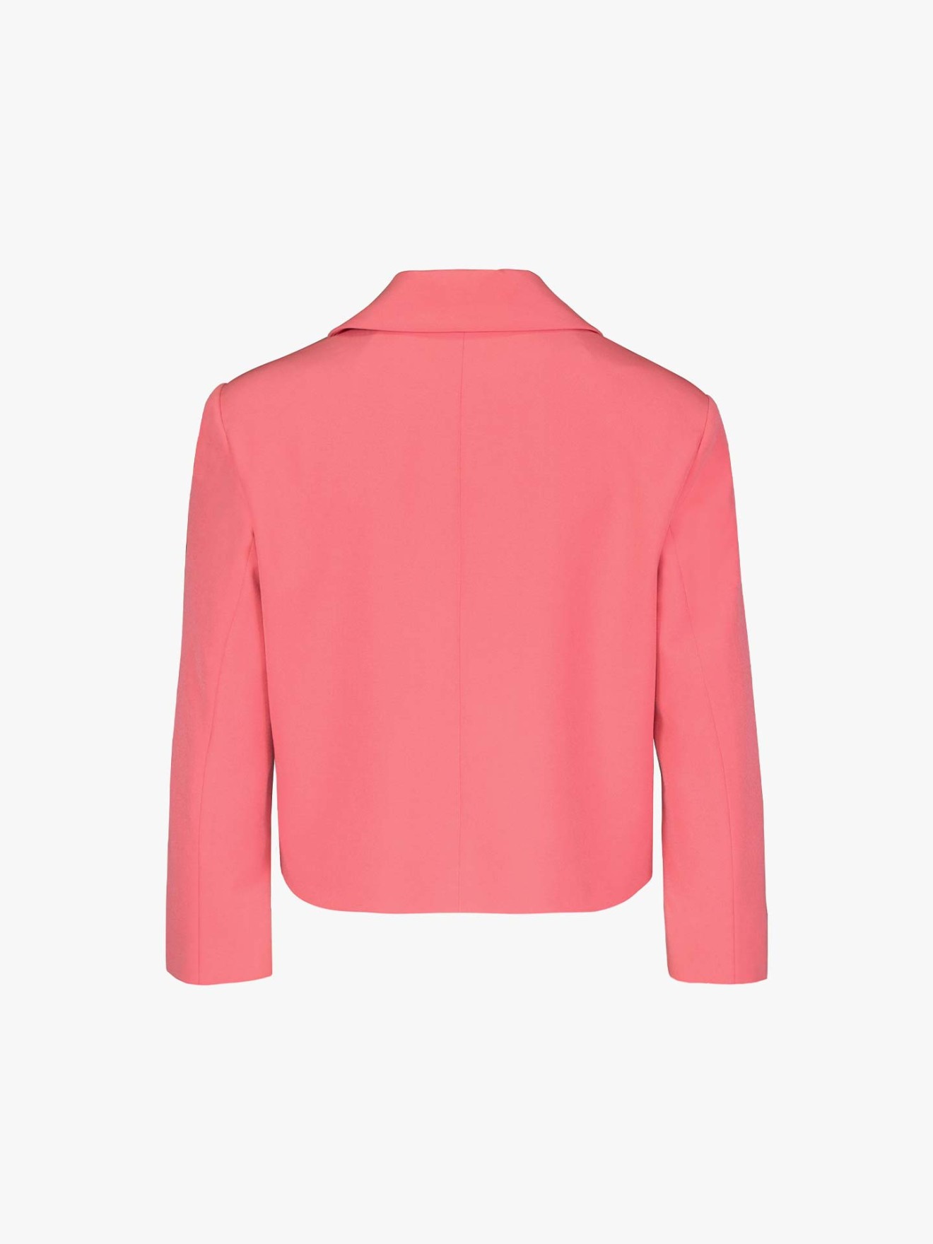 Blazer Curto com Gola de Lapela