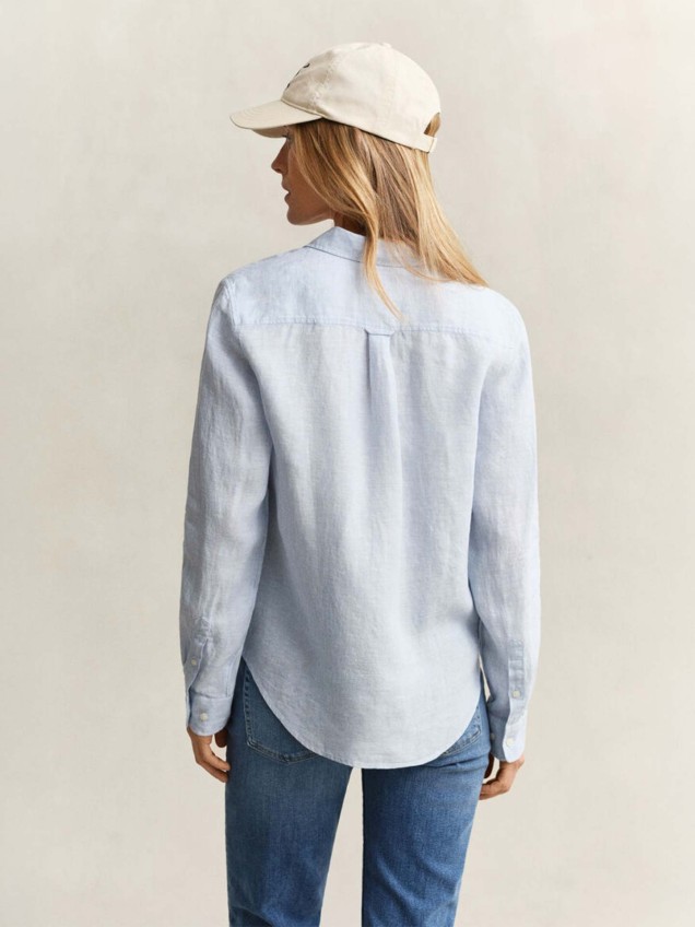 Camisa de Linho Corte Regular