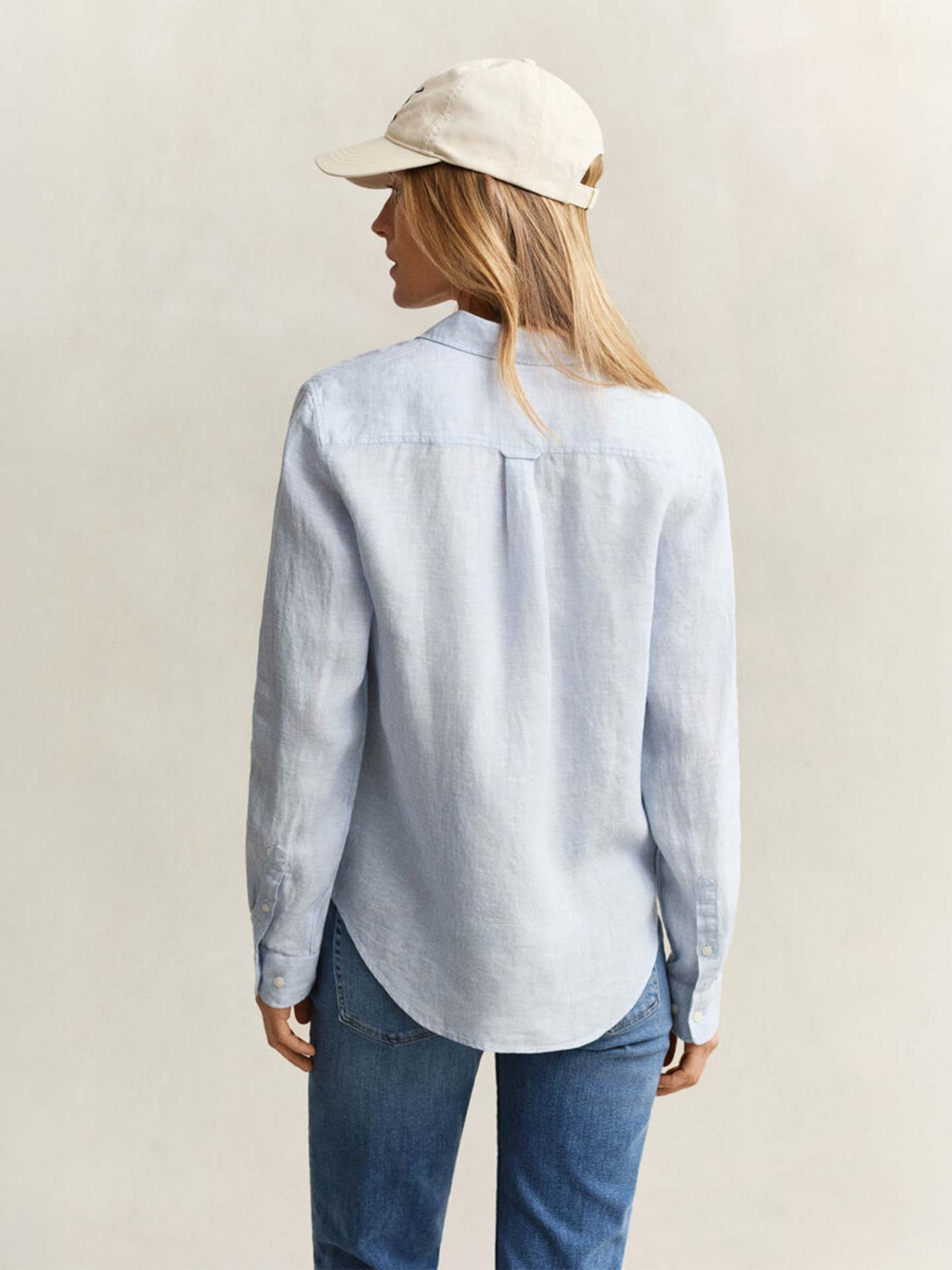 Camisa de Linho Corte Regular