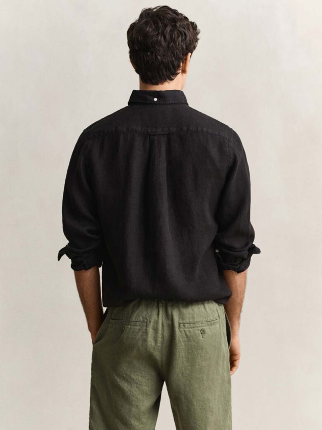 Camisa de Linho com Corte Regular