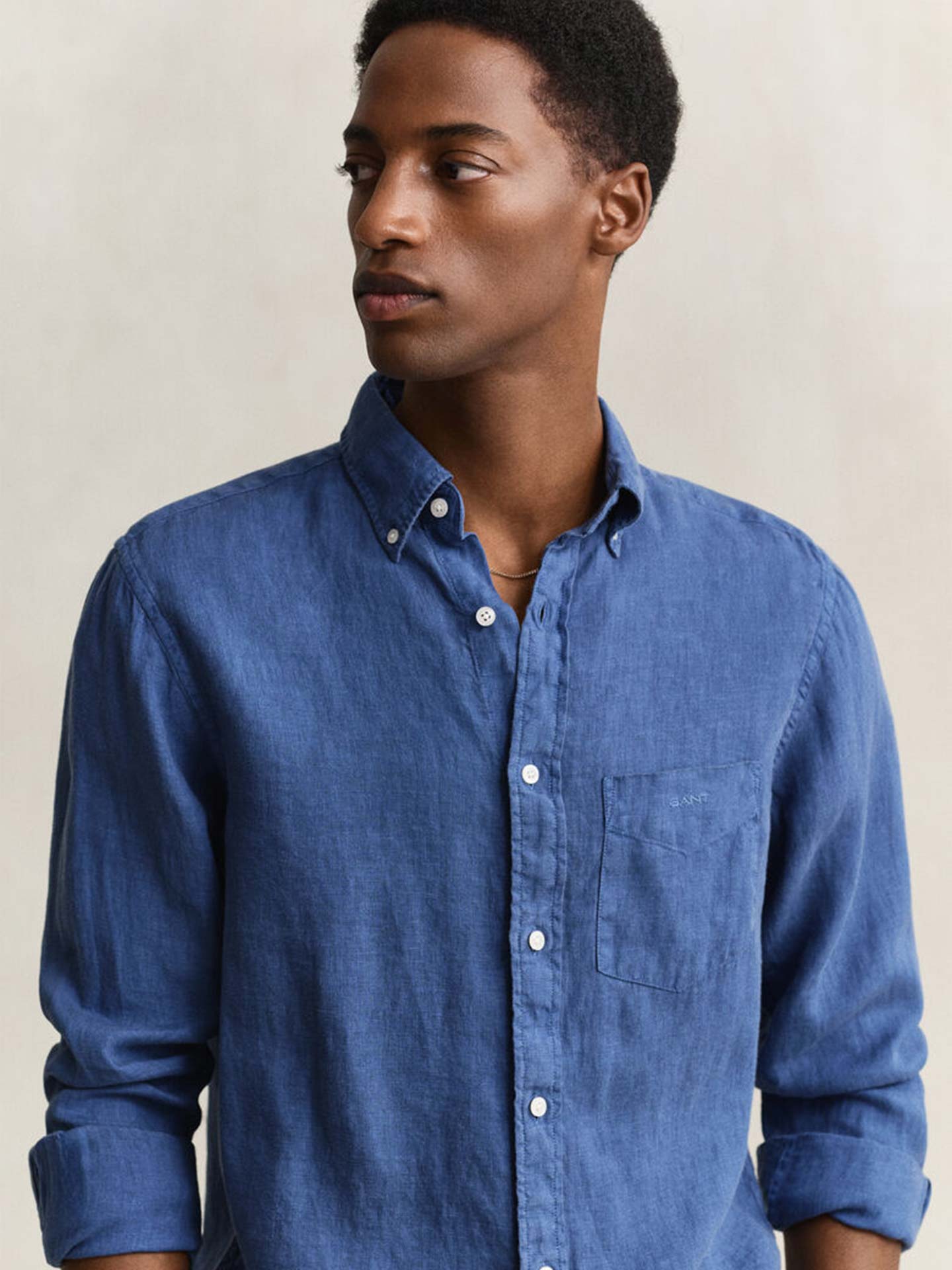 Camisa de Linho com Corte Regular