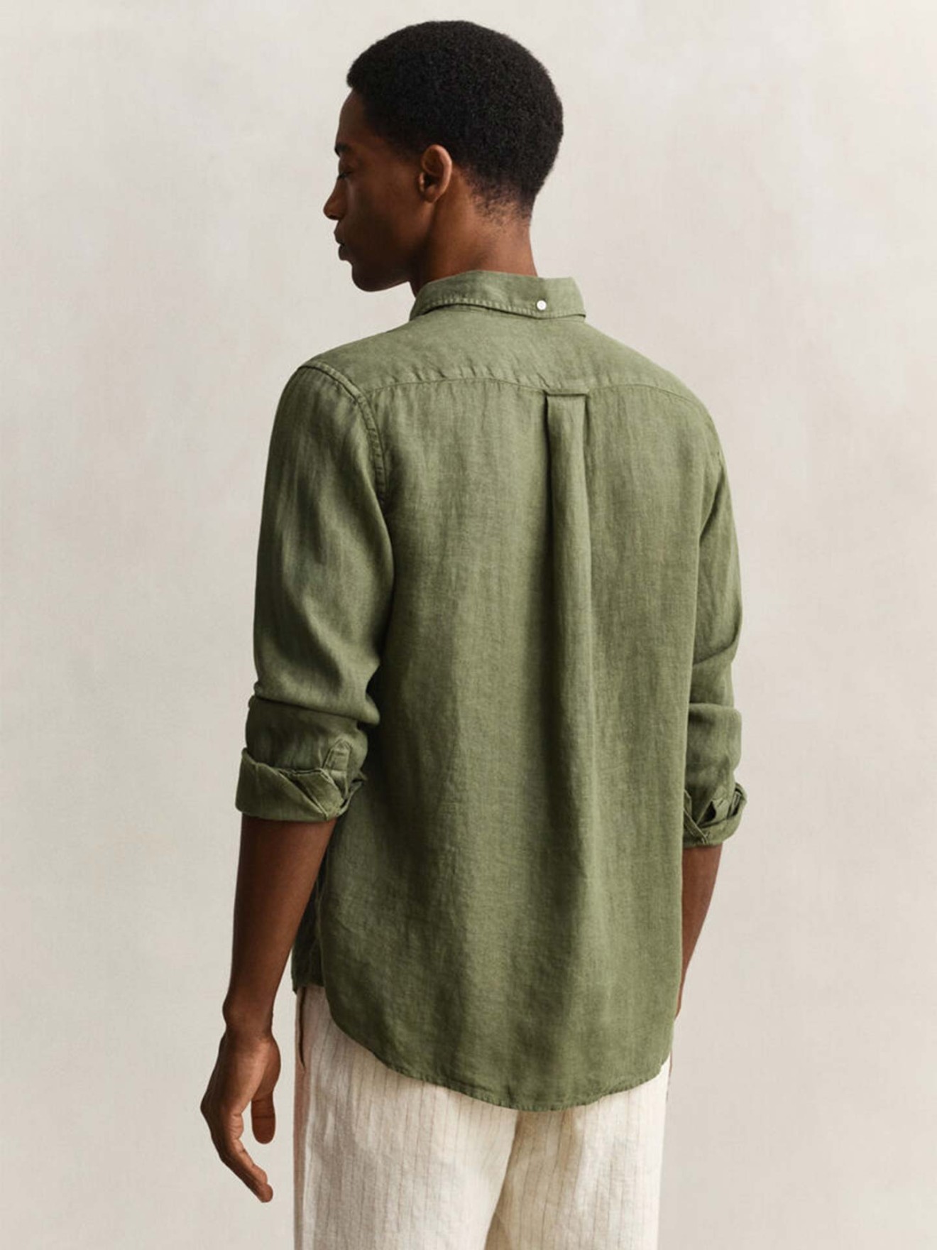 Camisa de Linho com Corte Regular