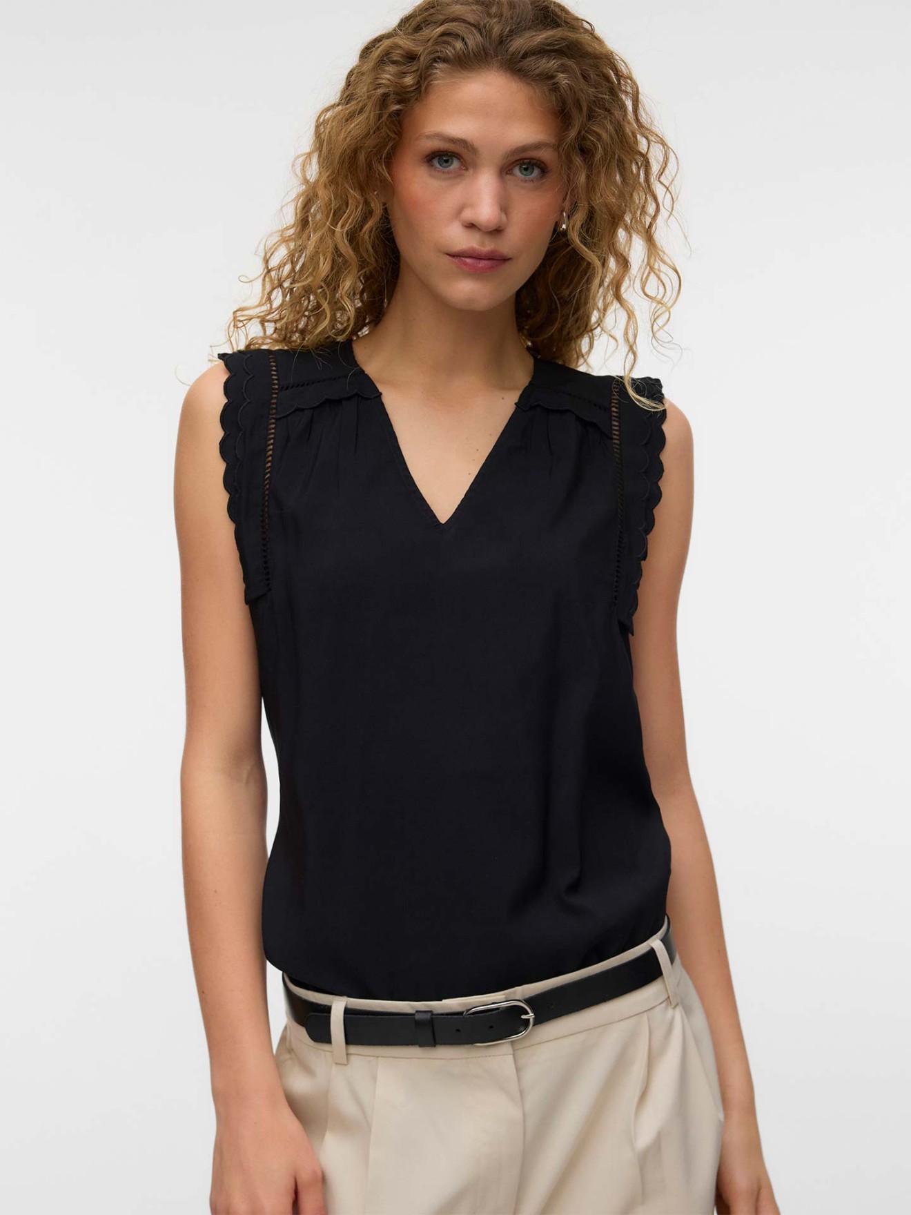 Blusa com Decote em V