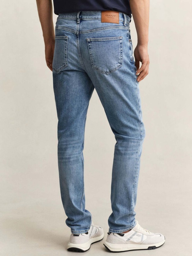 Calças de Ganga Slim Fit