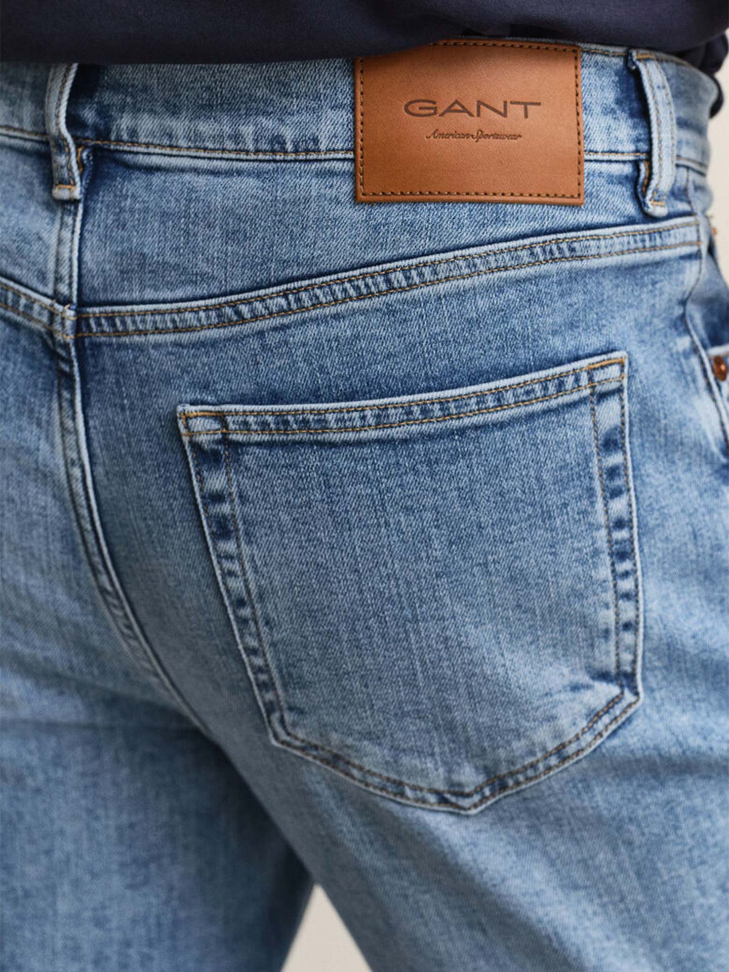 Calças de Ganga Slim Fit