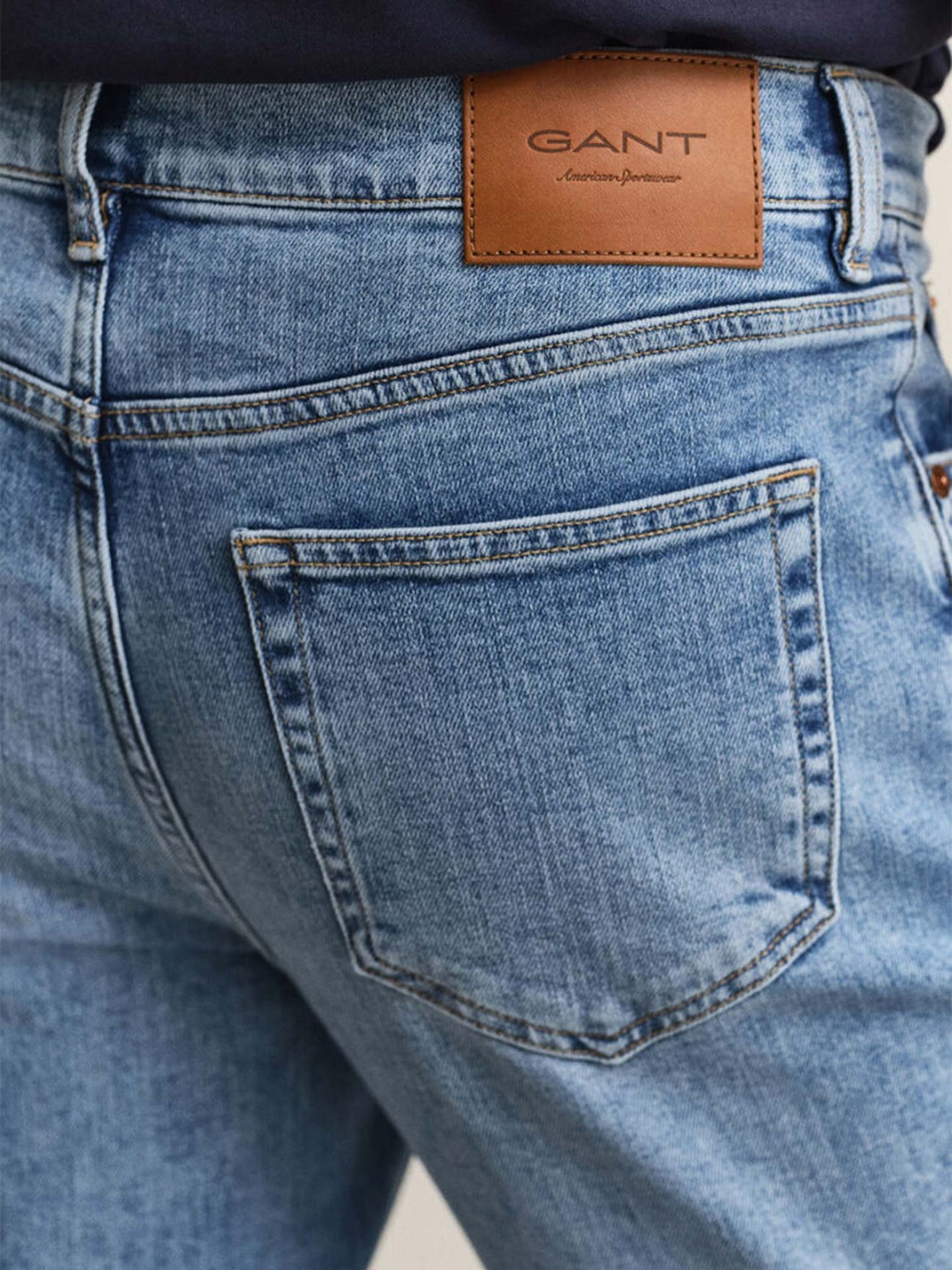 Calças de Ganga Slim Fit