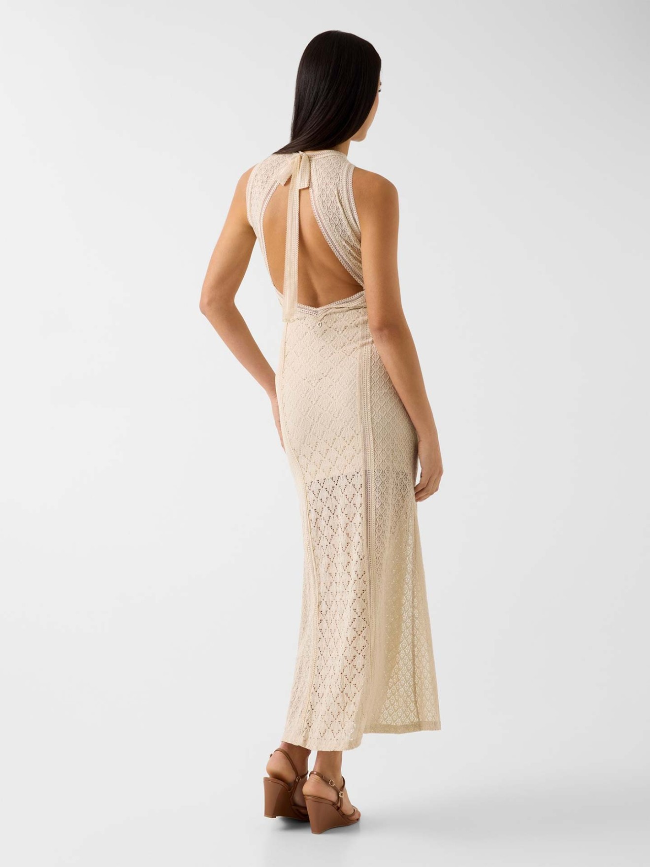 Vestido Comprido de Malha Liza