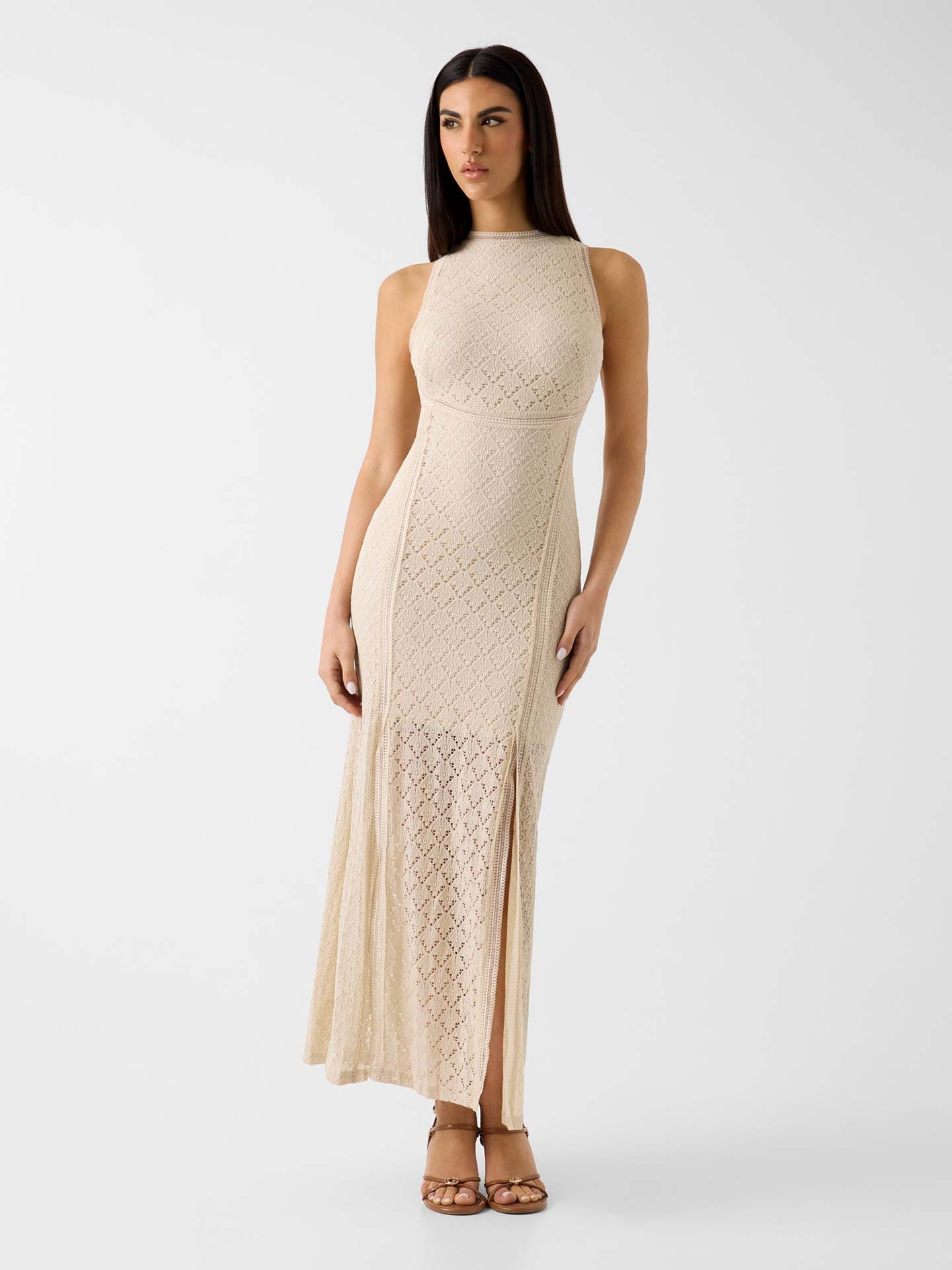Vestido Comprido de Malha Liza