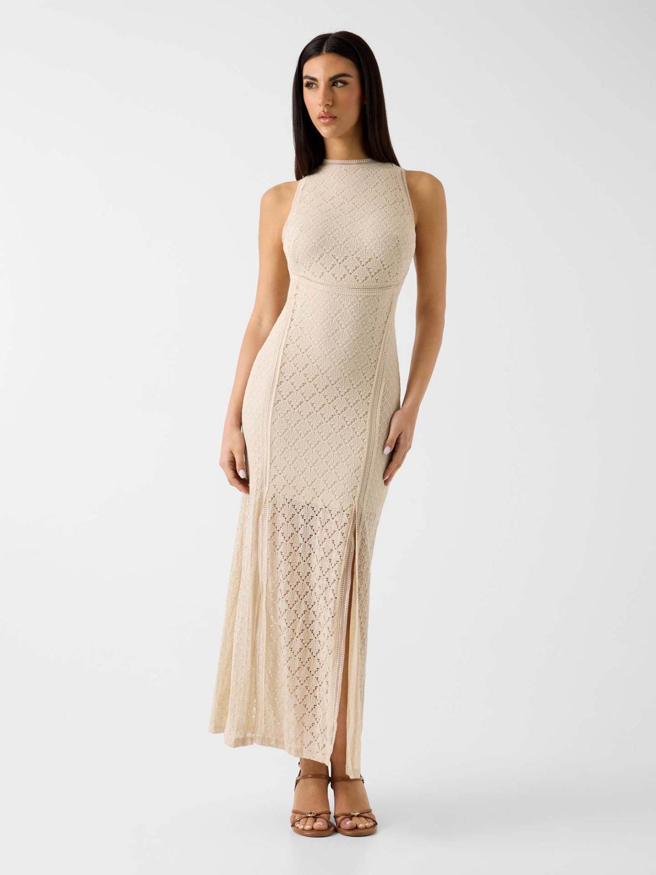 Vestido Comprido de Malha Liza