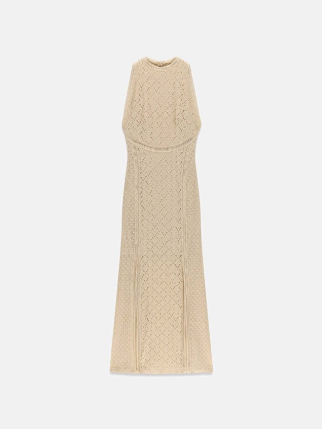 Vestido Comprido de Malha Liza