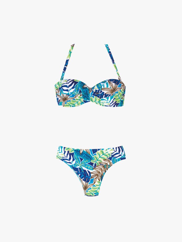 Biqu�ni Cai-Cai com Padr�o Tropical