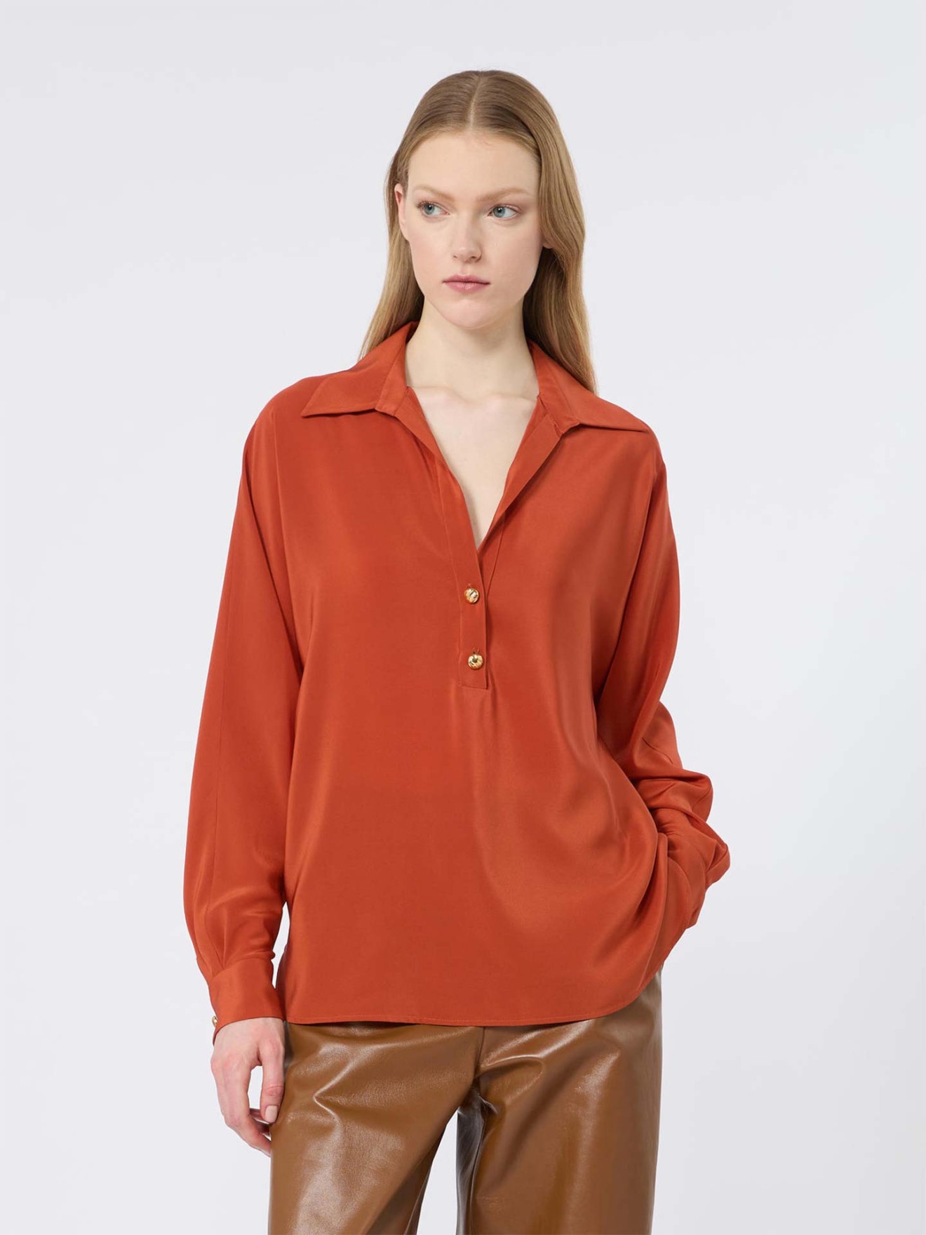 Blusa de Seda MSTAIA