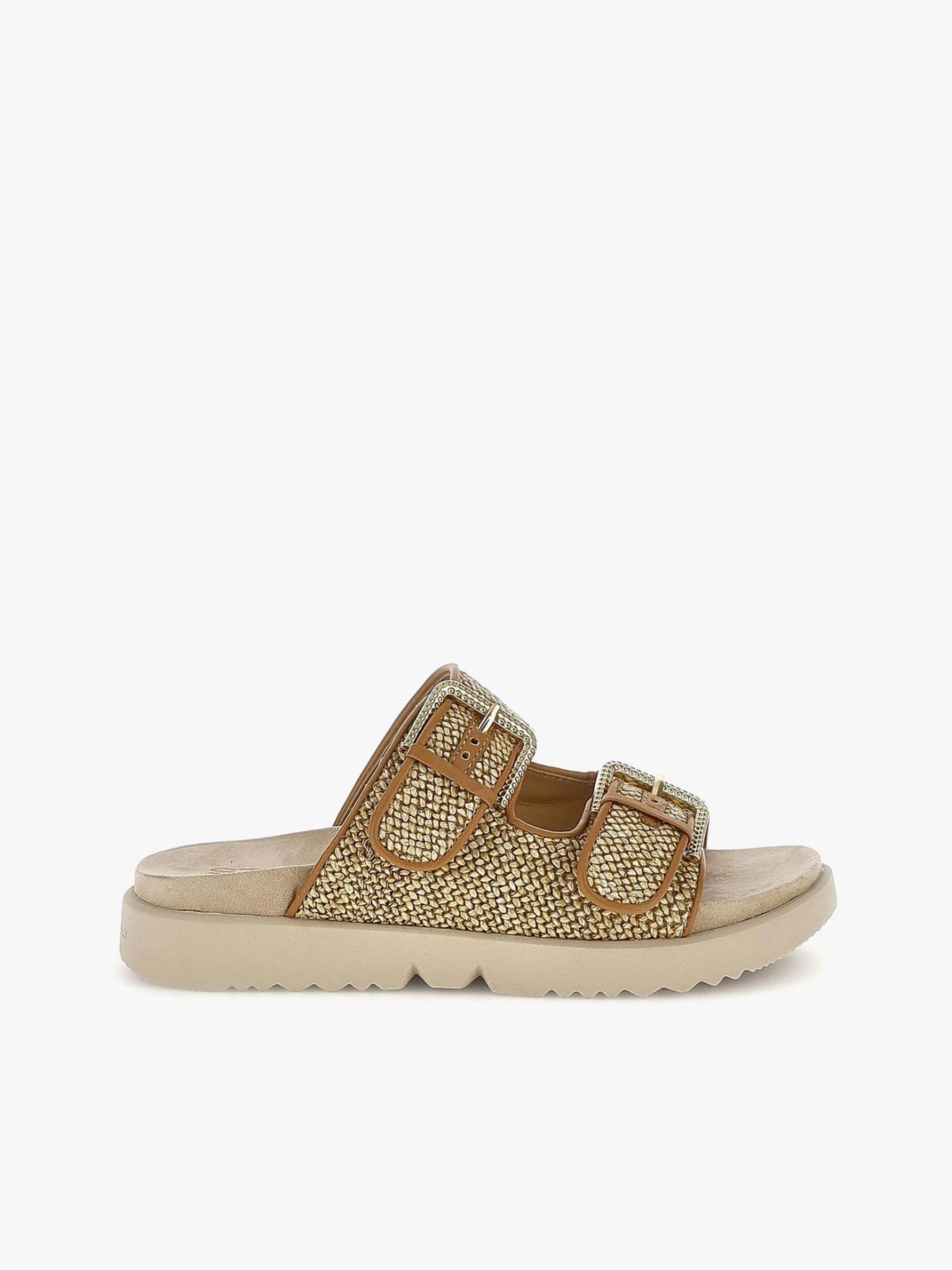 Chinelas com Tiras e Fivelas