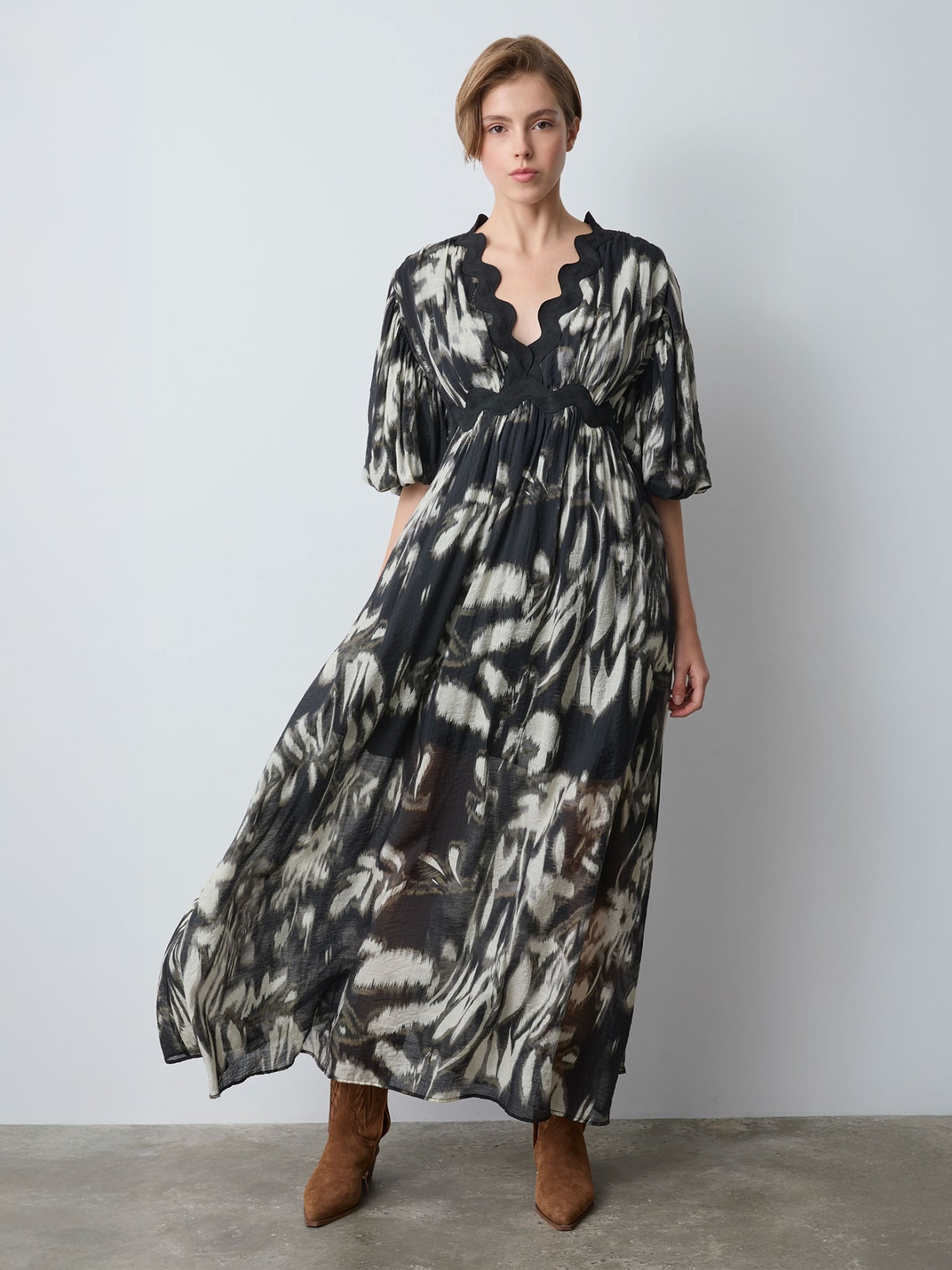 Vestido Maxi Estampado