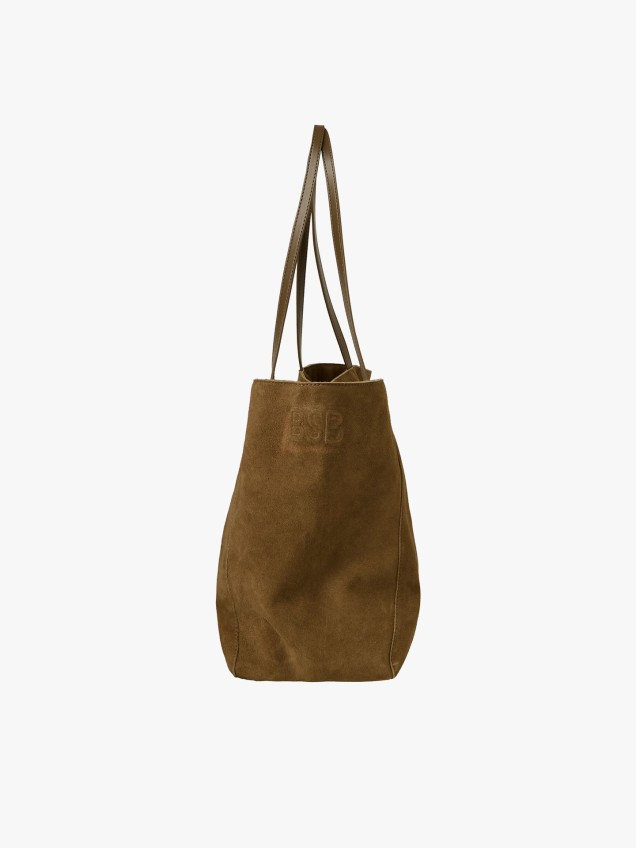 Mala Shopper em Camurça