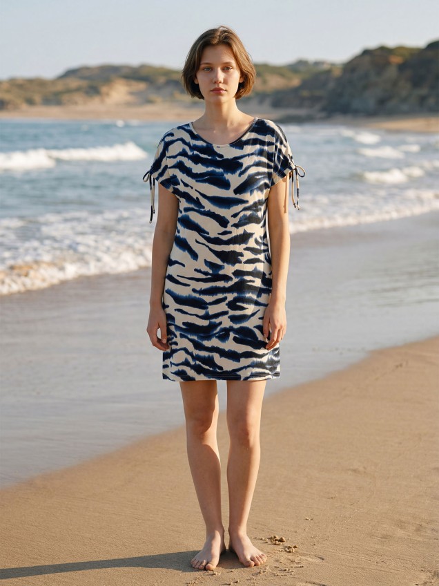 Vestido de Praia Estampado