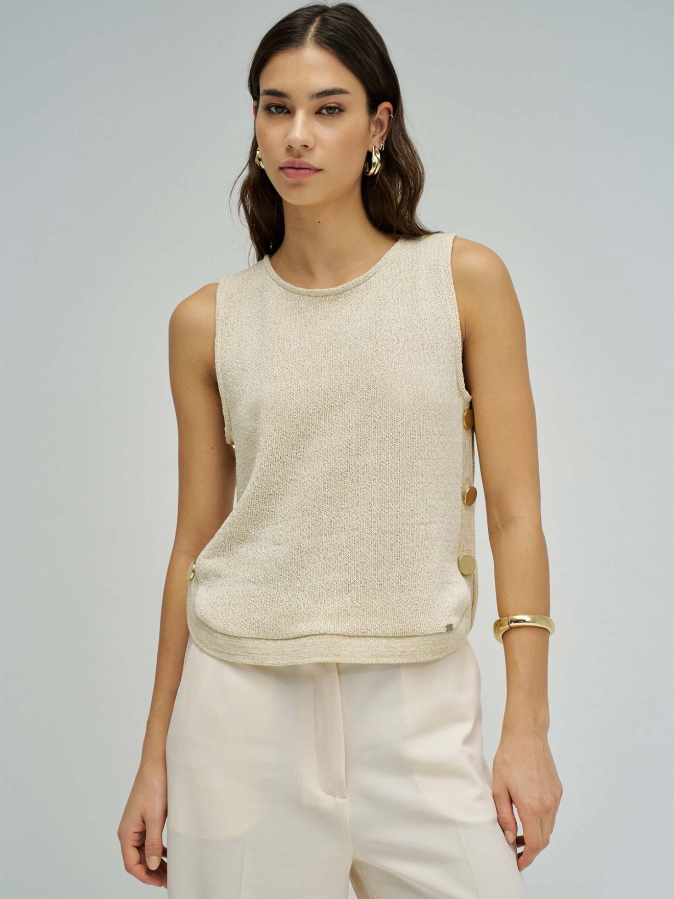 Top de Malha com Lurex