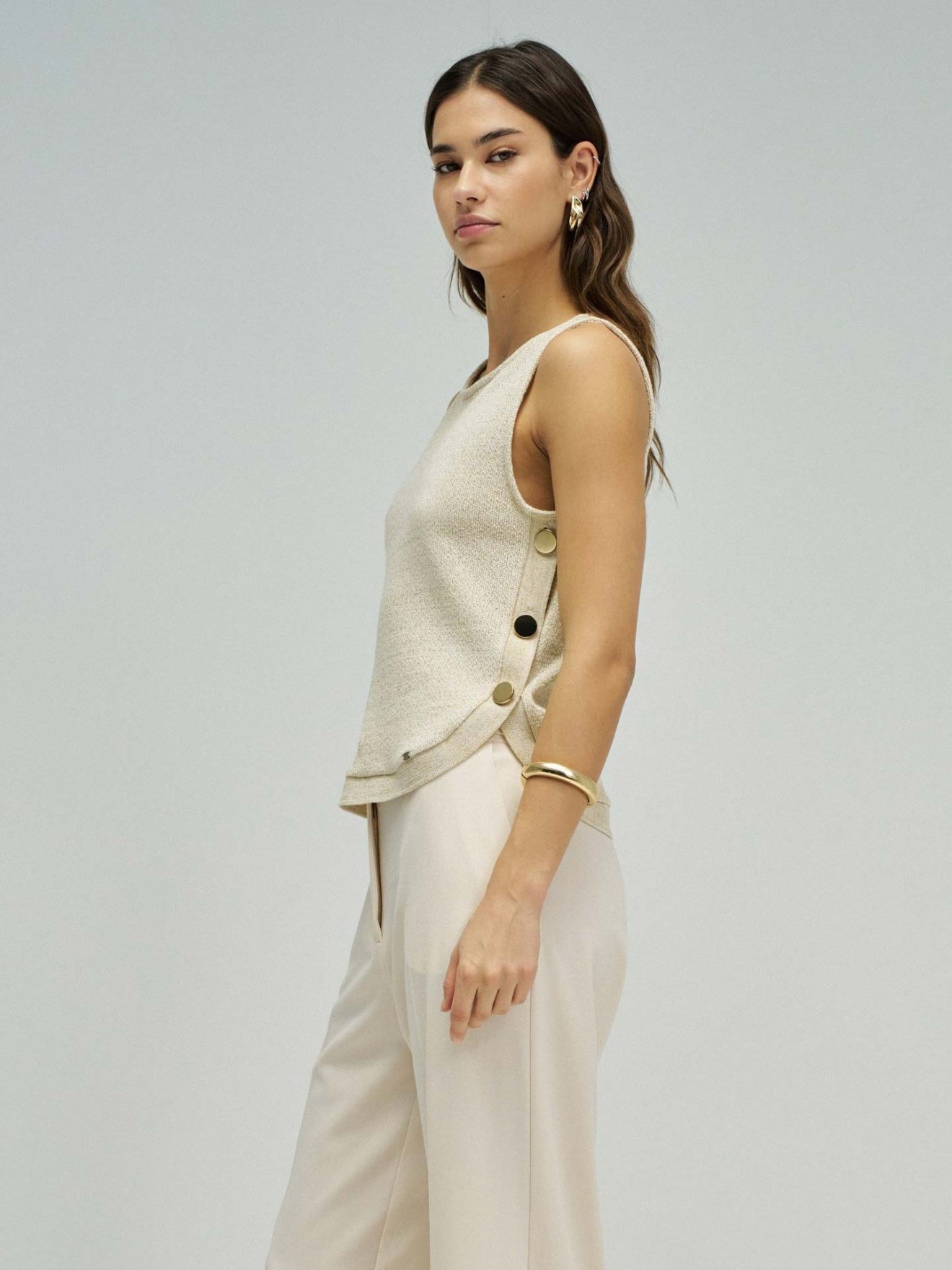 Top de Malha com Lurex