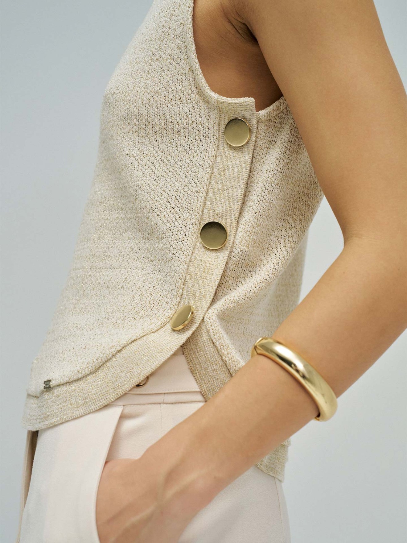 Top de Malha com Lurex
