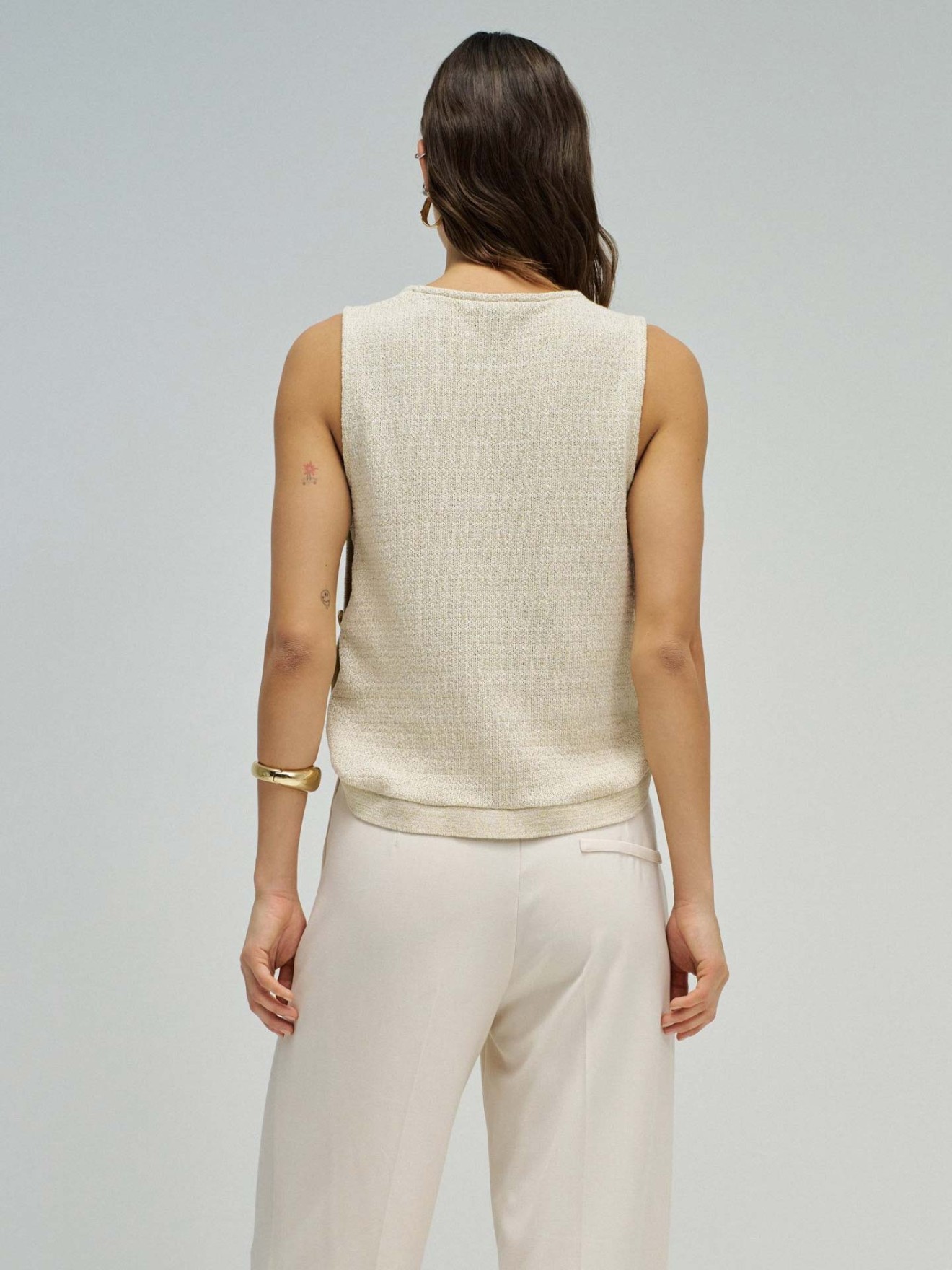 Top de Malha com Lurex