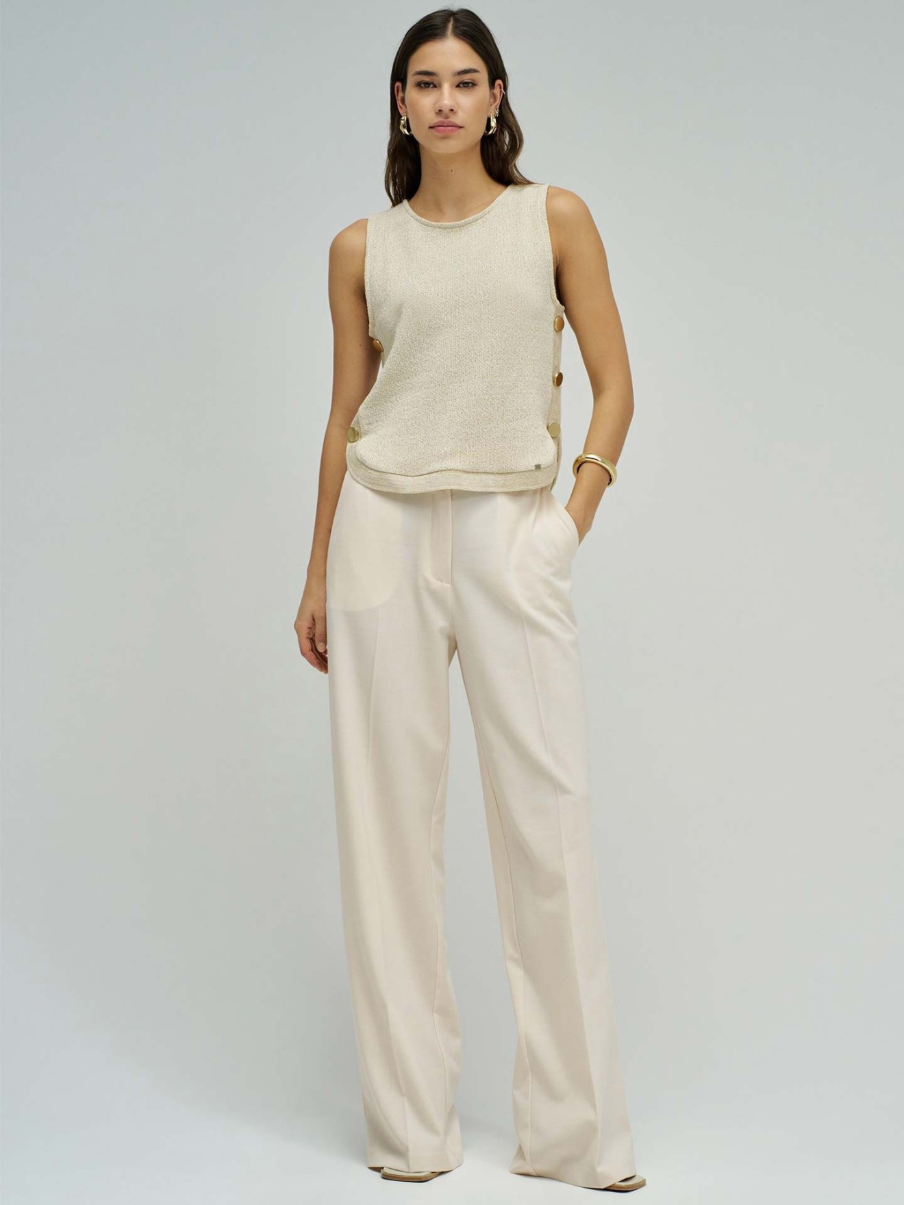 Top de Malha com Lurex