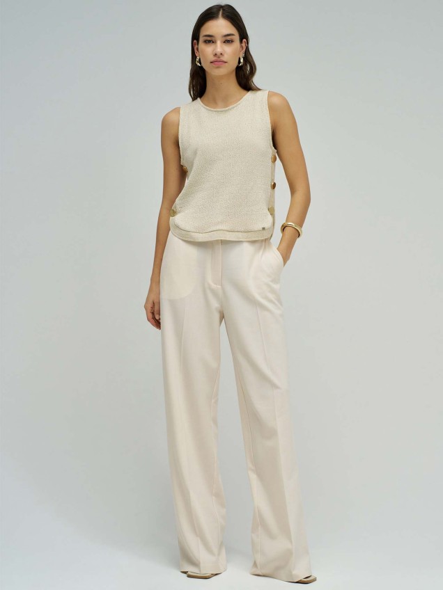 Top de Malha com Lurex