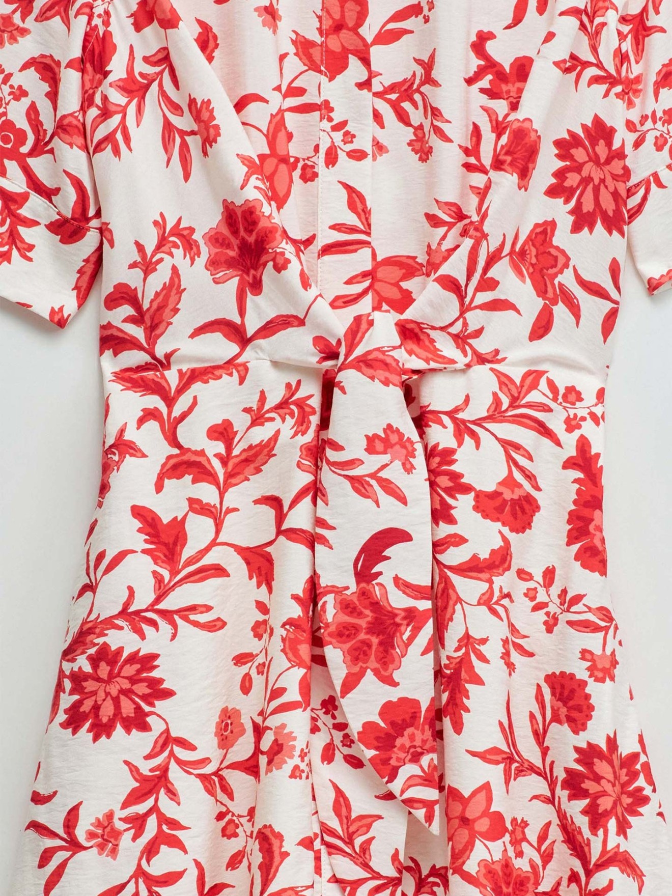 Vestido Camiseiro Midi com Padr�o Floral