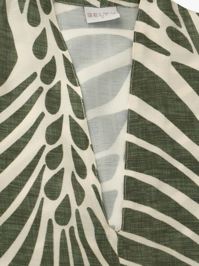 Vestido de Praia Estampado