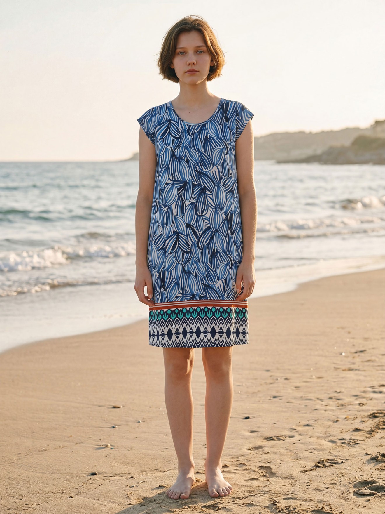 Vestido de Praia Estampado