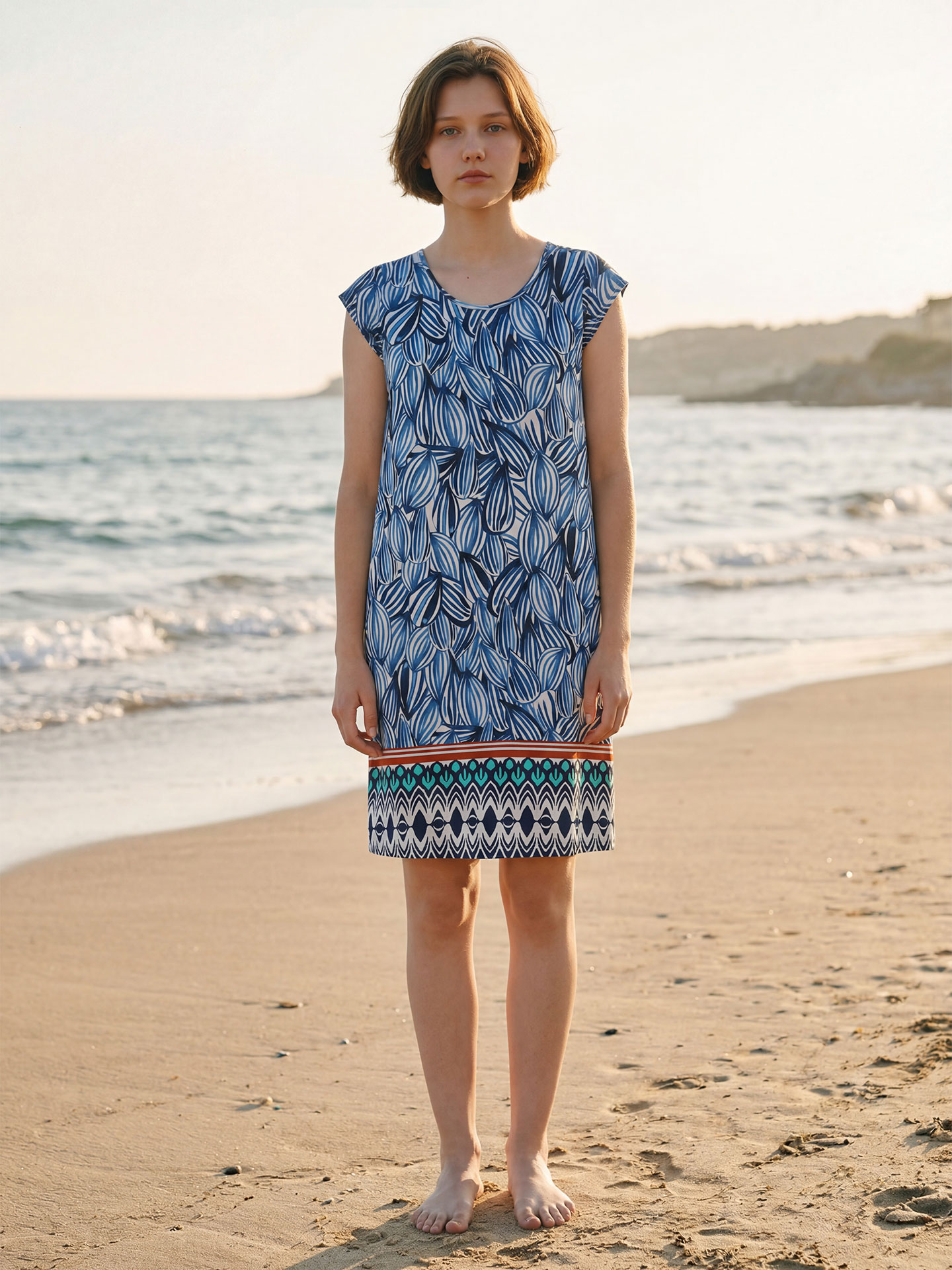 Vestido de Praia Estampado