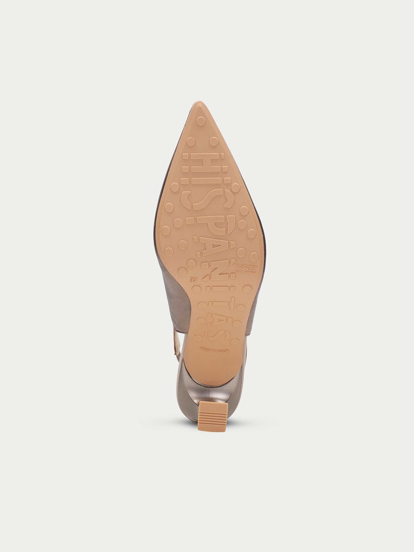 Sapato Slingback em Pele