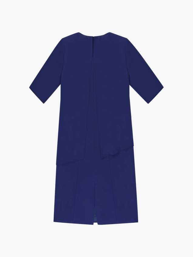 Vestido com Camada Assimétrica