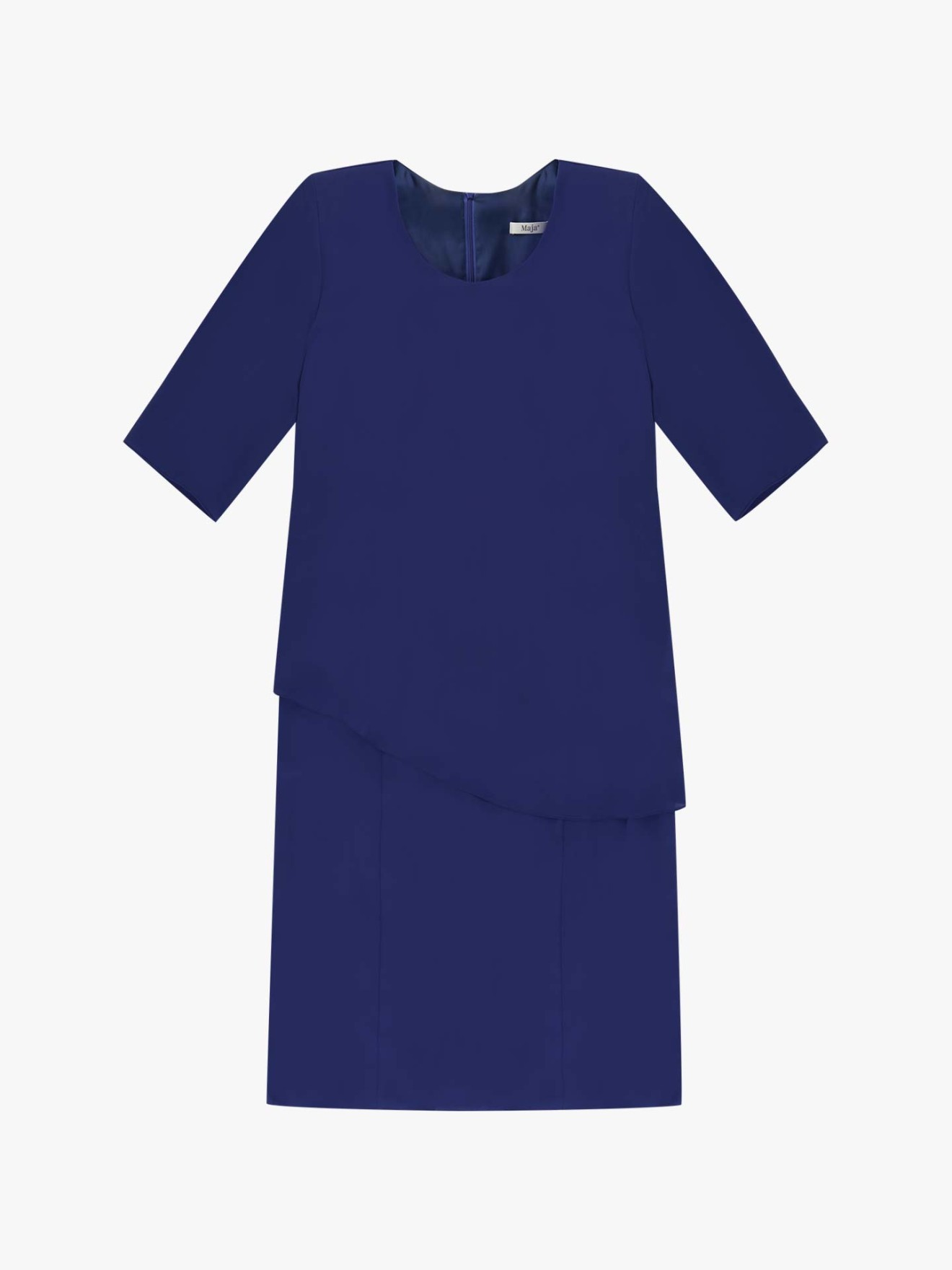 Vestido com Camada Assim�trica