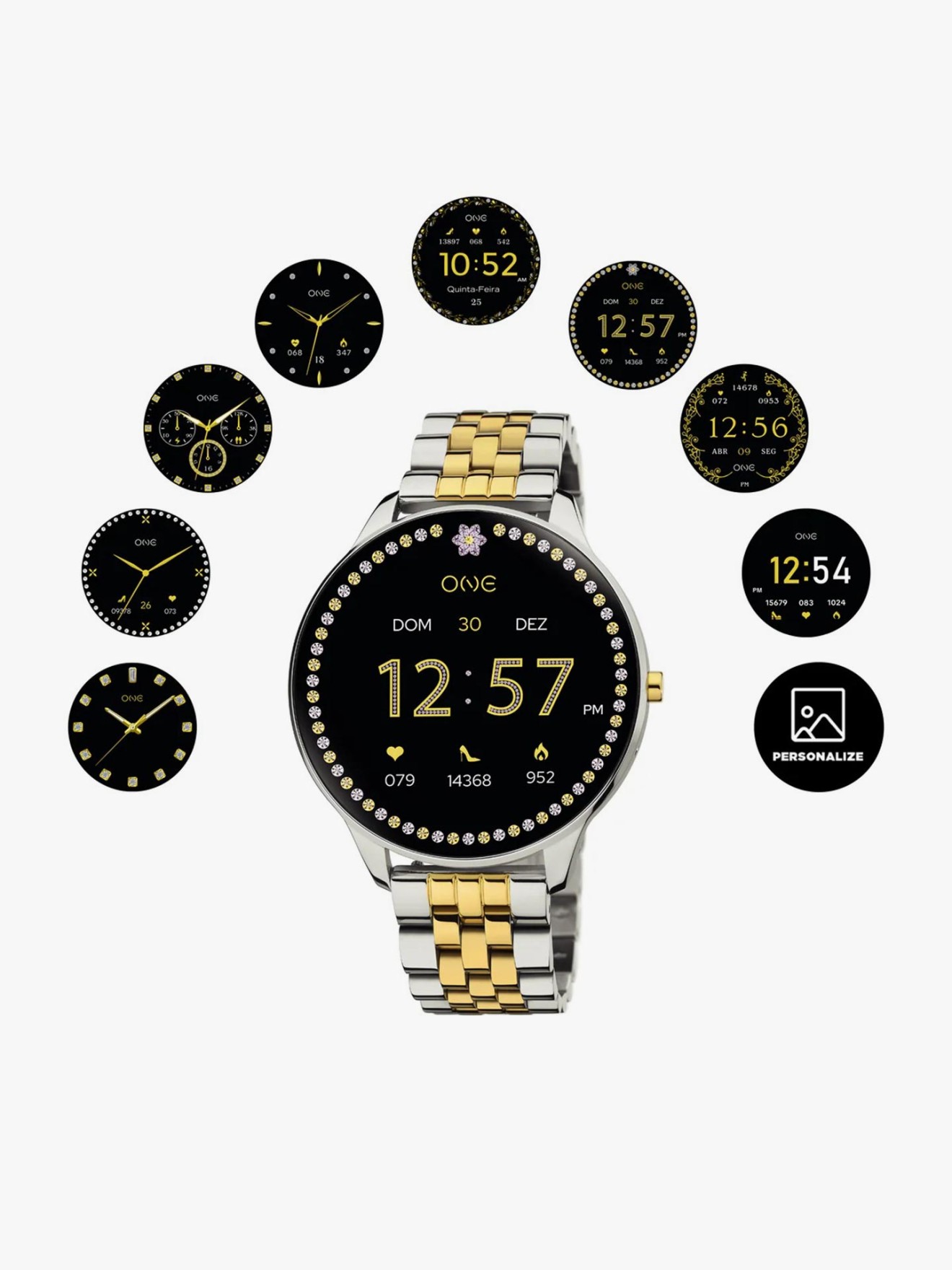 Smartwatch Slim Bicolor Links