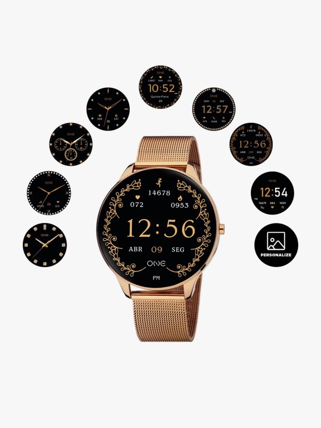 Smartwatch Slim Rosegold Mesh