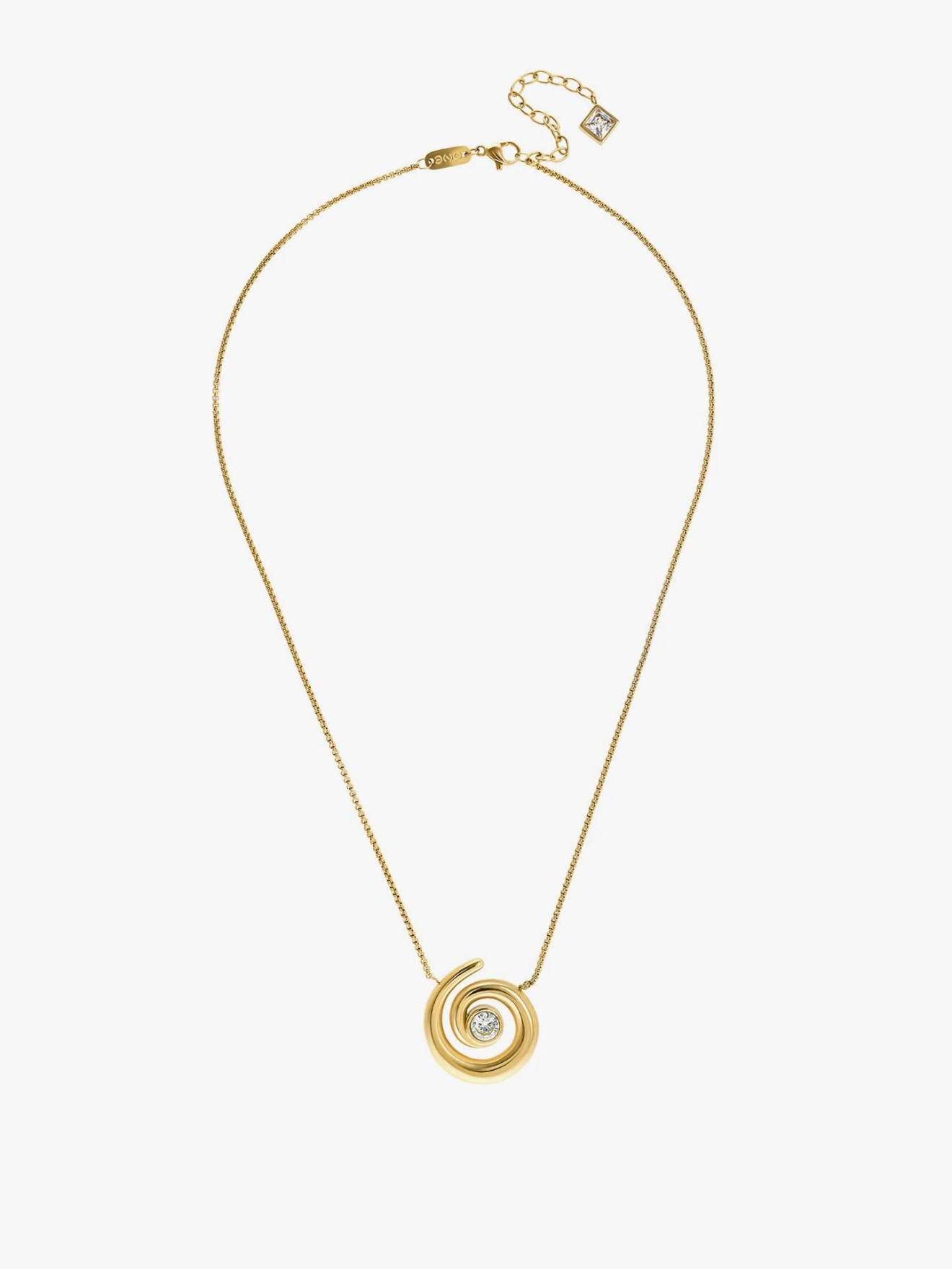 Colar Chess Spiral Gold