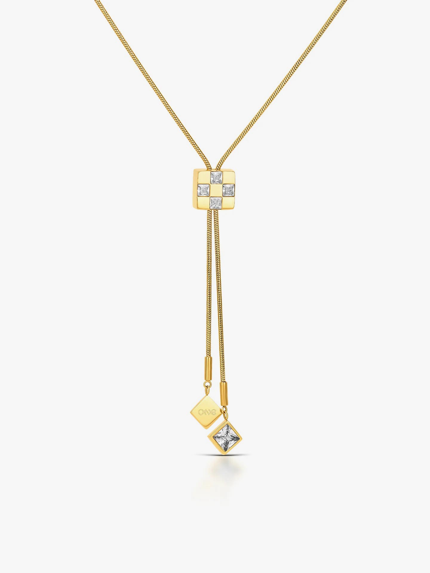 Colar Chess Long Gold