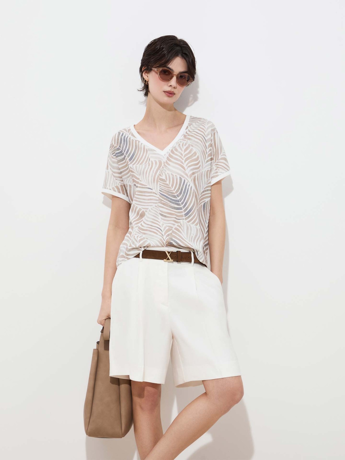 T-shirt com Estampado